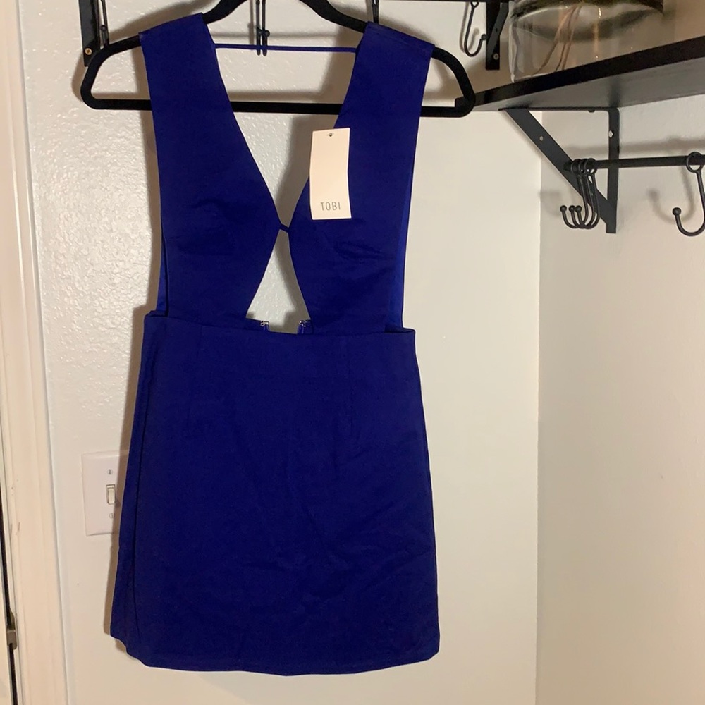 Tobi Cobalt blue cut out dress NWT
